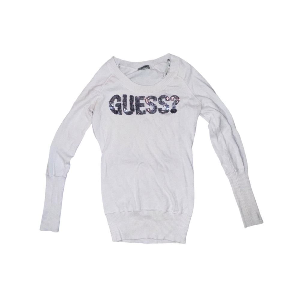 GUESS Off-White Crew Neck Sweater - 2 for $40 - #37